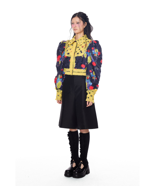 GREEDILOUS(グリディアス)の「Blur Floral Long Sleeve Lace Shirt(シャツ/ブラウス・レディース・その他・MEDIUM/LARGE/SMALL/X-SMALL)」の3枚目の写真