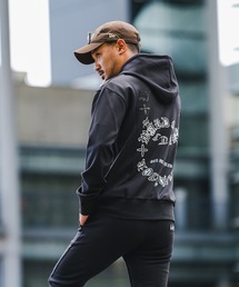 GRANCY】Knit Layered Design Zip Hoodie / ニットレイヤードデザイン
