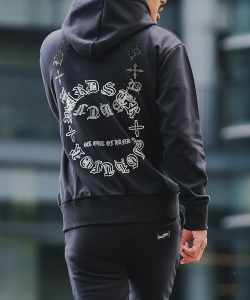 adamsJUGGLER(アダムスジャグラー)の「RTEG G.R.Sジップフーディー(パーカー・メンズ・グレー/ブラック・S/M/L/XL)」の16枚目の写真