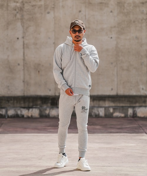 adamsJUGGLER(アダムスジャグラー)の「RTEG G.R.Sジップフーディー(パーカー・メンズ・グレー/ブラック・S/M/L/XL)」の6枚目の写真
