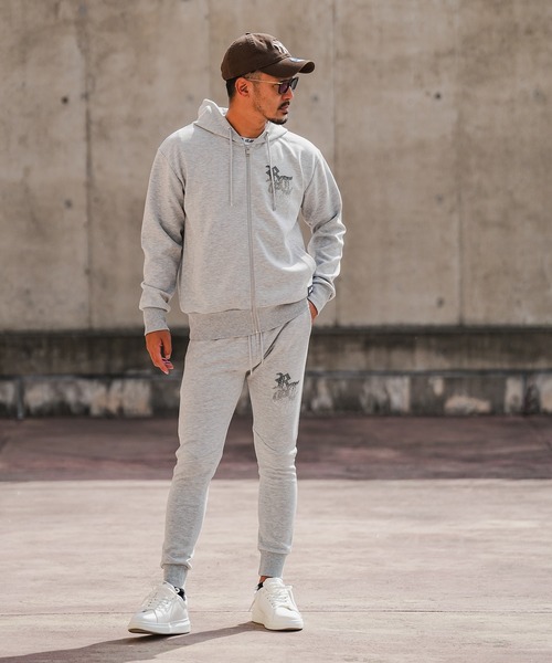 adamsJUGGLER(アダムスジャグラー)の「RTEG G.R.Sジップフーディー(パーカー・メンズ・グレー/ブラック・S/M/L/XL)」の8枚目の写真
