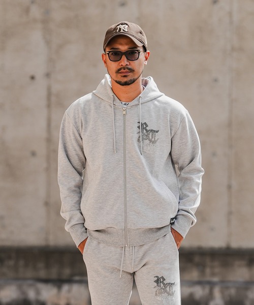 adamsJUGGLER(アダムスジャグラー)の「RTEG G.R.Sジップフーディー(パーカー・メンズ・グレー/ブラック・S/M/L/XL)」の17枚目の写真