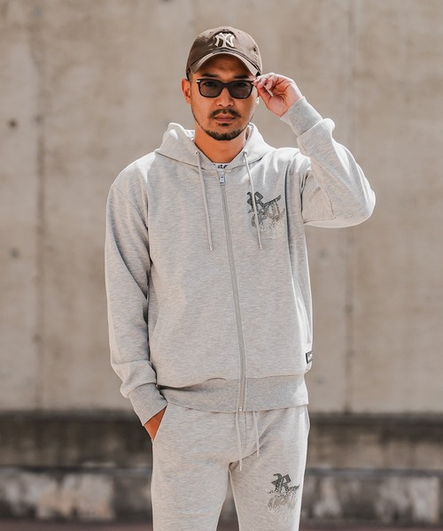 adamsJUGGLER(アダムスジャグラー)の「RTEG G.R.Sジップフーディー(パーカー・メンズ・グレー/ブラック・S/M/L/XL)」の19枚目の写真