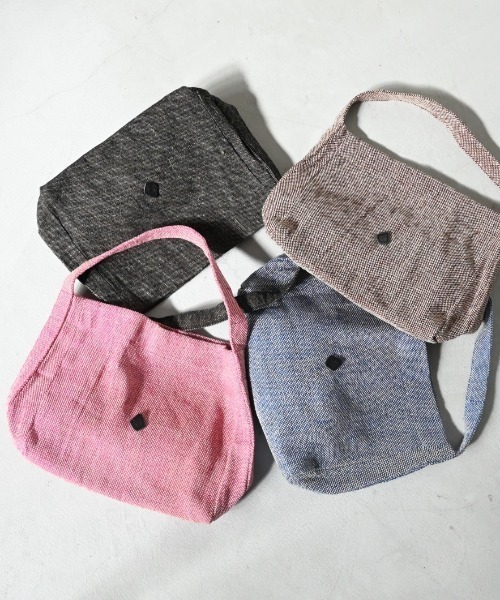 CLEDRAN(クレドラン)の「【軽量】CL3911 HAND&WORK COTTON JUTE ONE HANDLE BAG S(トートバッグ・レディース・ブルー/ピンク/ブラウン/ブラック・FREE)」の1枚目の写真