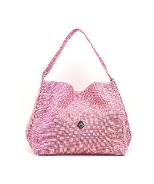 CLEDRAN(クレドラン)の「【軽量】CL3911 HAND&WORK COTTON JUTE ONE HANDLE BAG S(トートバッグ・レディース・ブルー/ピンク/ブラウン/ブラック・FREE)」の5枚目の写真