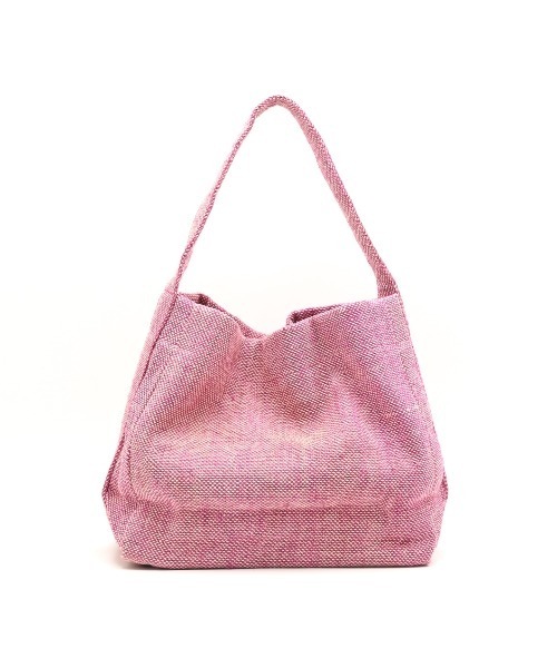 CLEDRAN(クレドラン)の「【軽量】CL3911 HAND&WORK COTTON JUTE ONE HANDLE BAG S(トートバッグ・レディース・ブルー/ピンク/ブラウン/ブラック・FREE)」の6枚目の写真