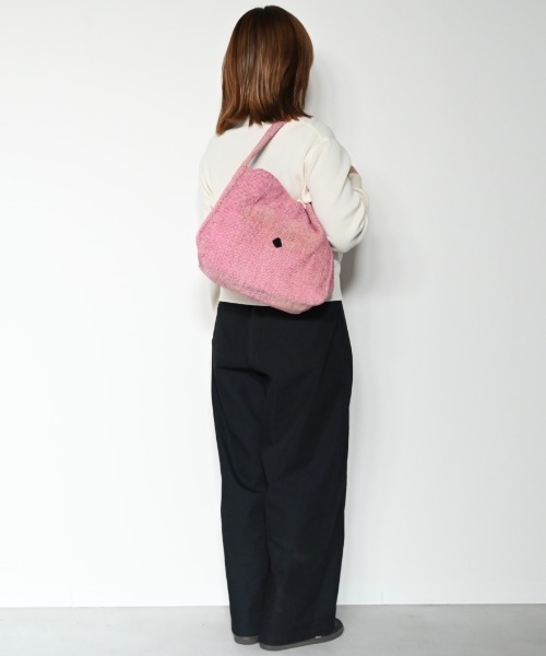 CLEDRAN(クレドラン)の「【軽量】CL3911 HAND&WORK COTTON JUTE ONE HANDLE BAG S(トートバッグ・レディース・ブルー/ピンク/ブラウン/ブラック・FREE)」の13枚目の写真
