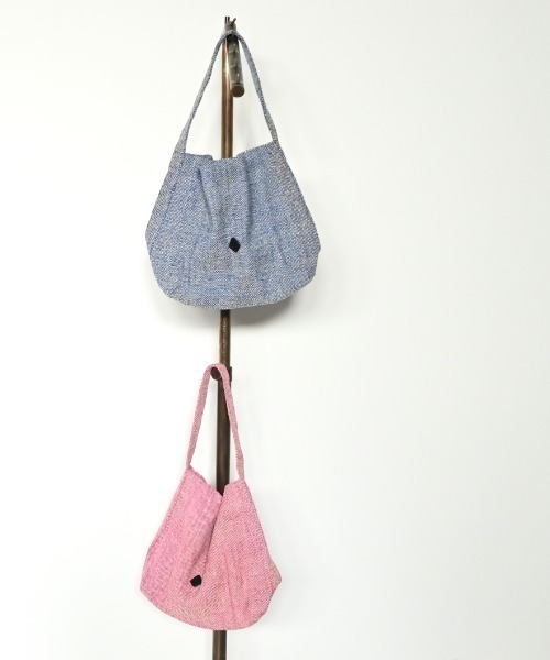 CLEDRAN(クレドラン)の「【軽量】CL3911 HAND&WORK COTTON JUTE ONE HANDLE BAG S(トートバッグ・レディース・ブルー/ピンク/ブラウン/ブラック・FREE)」の15枚目の写真