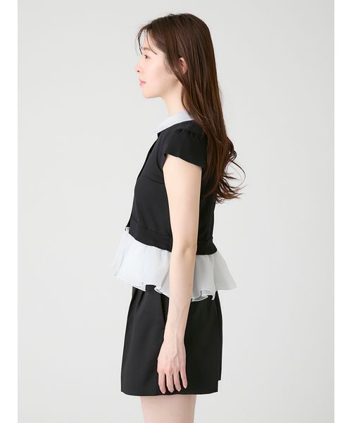 CELFORD（セルフォード）の「【WEB限定カラー】デタッチャブルペプラムカーディガン（カーディガン/ボレロ・レディース・ライトグレー/ネイビー/ブラック・36/38）」の17枚目の写真