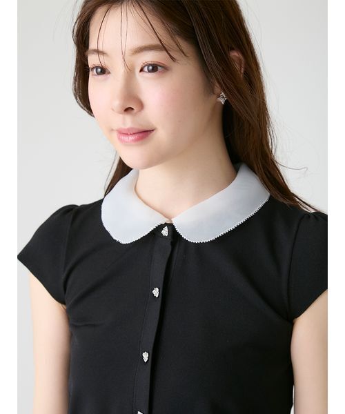 CELFORD（セルフォード）の「【WEB限定カラー】デタッチャブルペプラムカーディガン（カーディガン/ボレロ・レディース・ライトグレー/ネイビー/ブラック・36/38）」の18枚目の写真