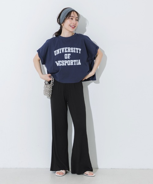 coca(coca)(コカ)の「\再入荷/とろみトラベラーワイドパンツ(その他パンツ・レディース・グレー/ブラック・L/M/S)」の13枚目の写真
