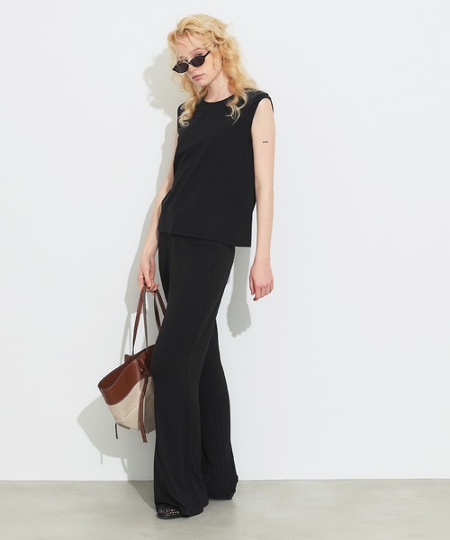 coca（coca）（コカ）の「＼再入荷／とろみトラベラーワイドパンツ（その他パンツ・レディース・グレー/ブラック・L/M/S）」の11枚目の写真