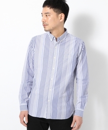 GLOBAL WORK | ブロードガラシャツ長袖/710839(シャツ/ブラウス)