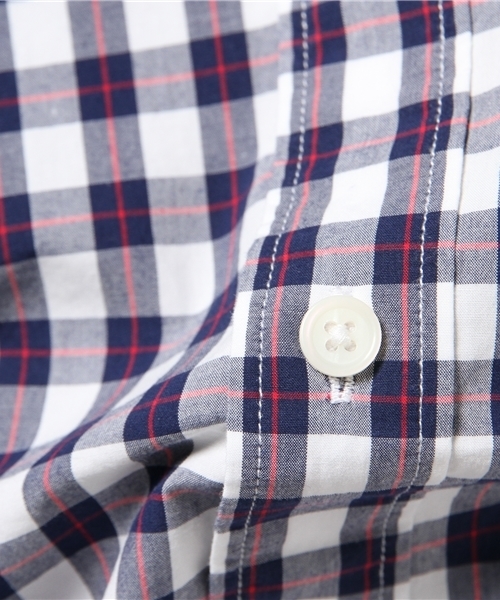 GLOBAL WORK(グローバルワーク)の「ブロードガラシャツ長袖/710839(シャツ/ブラウス・メンズ・カーキ/ネイビー/ブルー・LARGE/SMALL/MEDIUM/X-LARGE)」の14枚目の写真