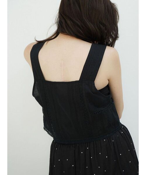FIKA.(フィーカ)の「Cotton lace bustier(シャツ/ブラウス・レディース・ブラック/ピンク系その他2/オフホワイト・MEDIUM)」の17枚目の写真