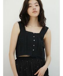 Cotton lace bustier
