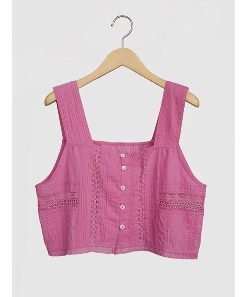 FIKA.(フィーカ)の「Cotton lace bustier(シャツ/ブラウス・レディース・ブラック/ピンク系その他2/オフホワイト・MEDIUM)」の21枚目の写真