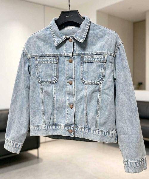 Miniministore（ミニミニストア）の「デニムジャケット レディース 春アウター（デニムジャケット・レディース・サックスブルー・M/L）」の20枚目の写真