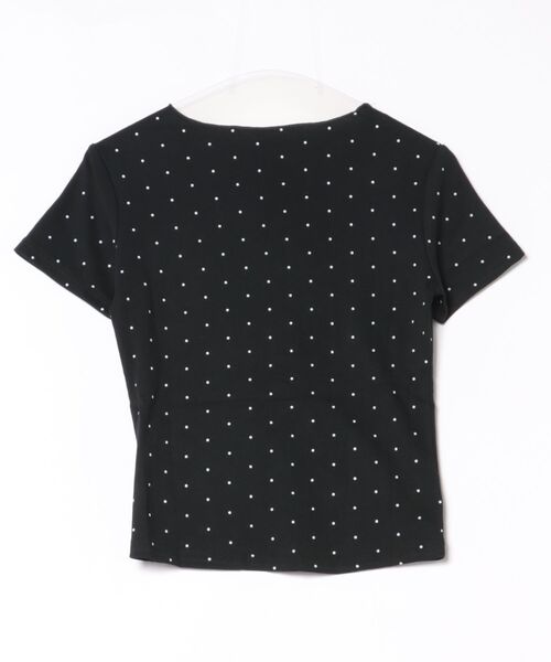 UP START(アップスタート)の「【LAMPOON】ドットレイヤードトップス(その他トップス・レディース・ブラック・SMALL/MEDIUM)」の7枚目の写真
