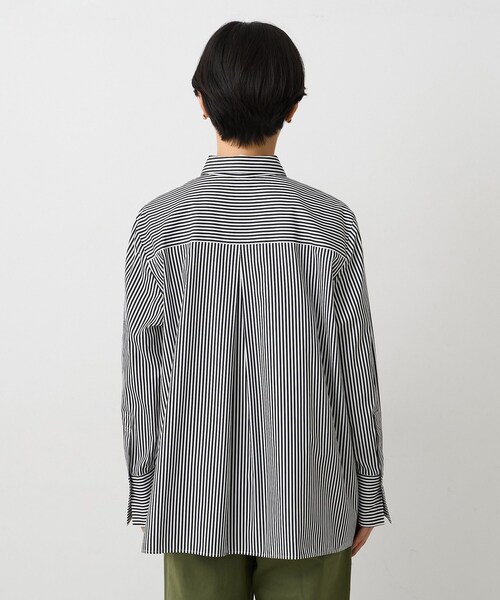 UNTITLED（アンタイトル）の「【コットン100／洗える】コットンブロードAラインシャツ（シャツ/ブラウス・レディース・オフホワイト/ブラック系2/ベージュ系その他5・04/02/00/44/48）」の20枚目の写真