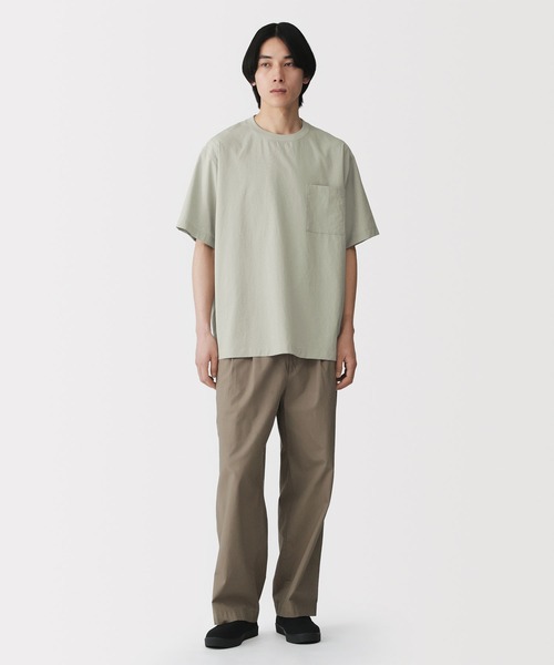 無印良品(ムジルシリョウヒン)の「紳士 風を通す半袖布帛Tシャツ(シャツ/ブラウス・メンズ・ホワイト/ブラック/ダークネイビー・S/M/L/XL)」の10枚目の写真