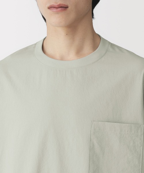 無印良品(ムジルシリョウヒン)の「紳士 風を通す半袖布帛Tシャツ(シャツ/ブラウス・メンズ・ホワイト/ブラック/ダークネイビー・S/M/L/XL)」の13枚目の写真