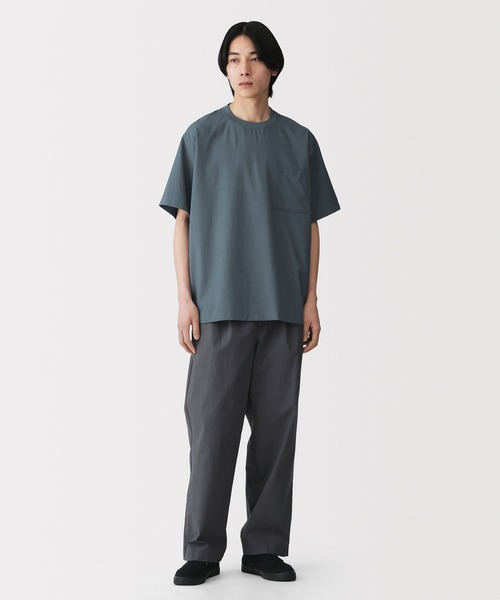 無印良品(ムジルシリョウヒン)の「紳士 風を通す半袖布帛Tシャツ(シャツ/ブラウス・メンズ・ホワイト/ブラック/ダークネイビー・S/M/L/XL)」の16枚目の写真