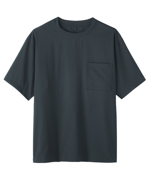 無印良品(ムジルシリョウヒン)の「紳士 風を通す半袖布帛Tシャツ(シャツ/ブラウス・メンズ・ホワイト/ブラック/ダークネイビー・S/M/L/XL)」の20枚目の写真