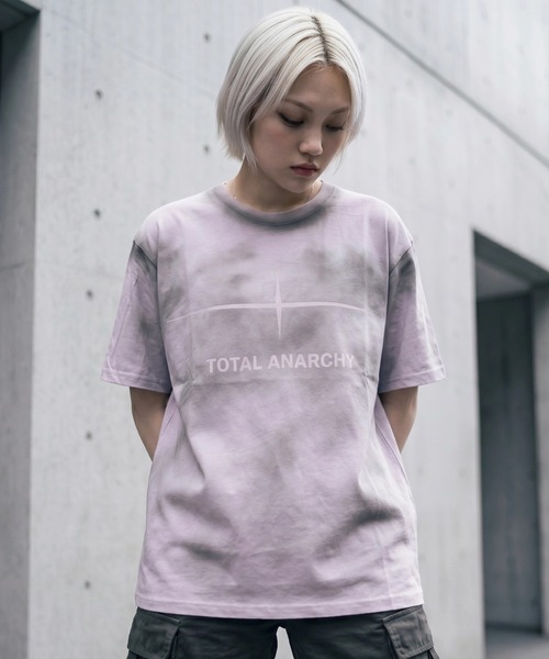 A'gem(エージェム)の「A'GEM/9 × .kom 『A'gem/エージェム』タイダイプリントTシャツ(Tシャツ/カットソー・メンズ・ピンク/ホワイト/ブラック・FREE)」の3枚目の写真
