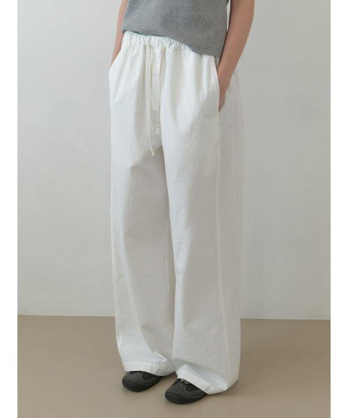 THEMITTEN（ザ・ミトン）の「Wheeze banding pants (white check)（その他パンツ・レディース・その他・FREE）」の2枚目の写真