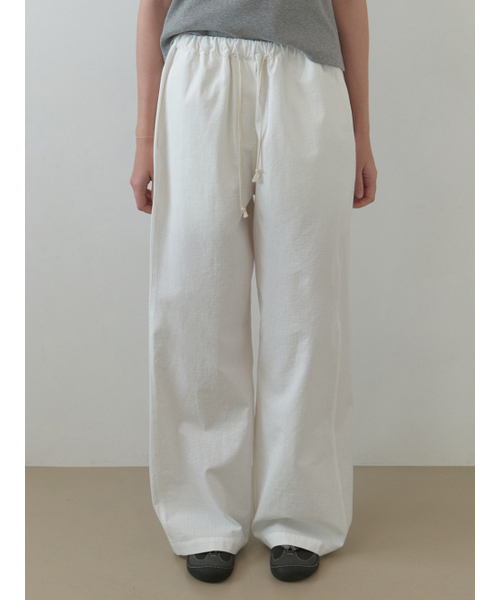 THEMITTEN（ザ・ミトン）の「Wheeze banding pants (white check)（その他パンツ・レディース・その他・FREE）」の4枚目の写真