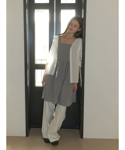 THEMITTEN（ザ・ミトン）の「Wheeze banding pants (white check)（その他パンツ・レディース・その他・FREE）」の5枚目の写真