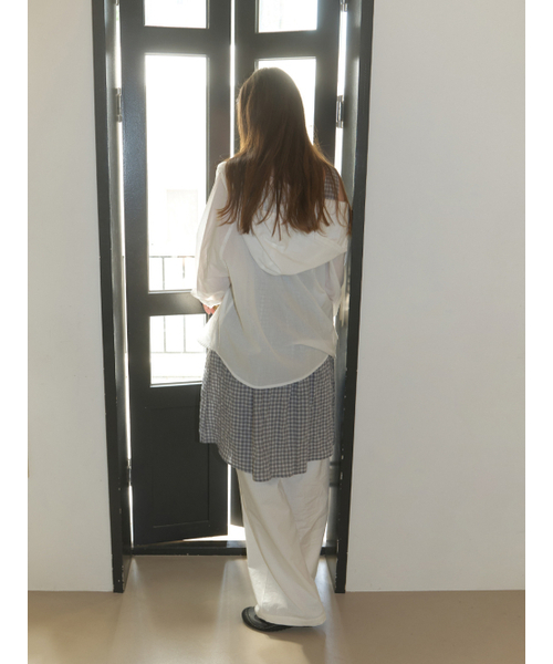 THEMITTEN（ザ・ミトン）の「Wheeze banding pants (white check)（その他パンツ・レディース・その他・FREE）」の6枚目の写真