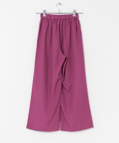 ITEMS URBANRESEARCH(アイテムズ アーバンリサーチ)の「REFINED LINEN イージーパンツ(その他パンツ・レディース・ブラウン/ドット/ブラック/パープル系その他・FREE)」の20枚目の写真