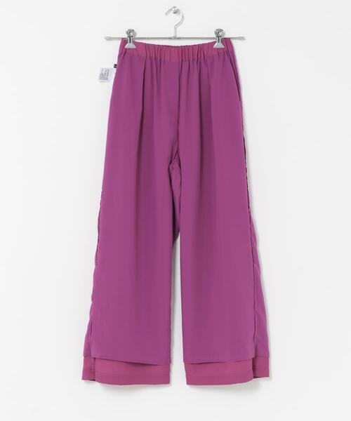 ITEMS URBANRESEARCH(アイテムズ アーバンリサーチ)の「REFINED LINEN イージーパンツ(その他パンツ・レディース・ブラウン/ドット/ブラック/パープル系その他・FREE)」の9枚目の写真