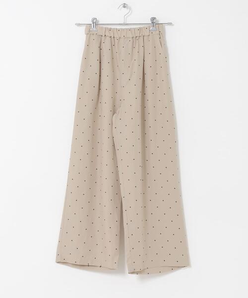 ITEMS URBANRESEARCH(アイテムズ アーバンリサーチ)の「REFINED LINEN イージーパンツ(その他パンツ・レディース・ブラウン/ドット/ブラック/パープル系その他・FREE)」の7枚目の写真