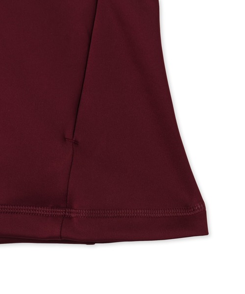 adidas(アディダス)の「adidas OG SPORT SUPERSTAR MIDLAYER SHIRT / アディダス オリジナルス スポーツ SST ミッドレイヤー シャツ(その他トップス・レディース・マルーン・S/M/L)」の9枚目の写真