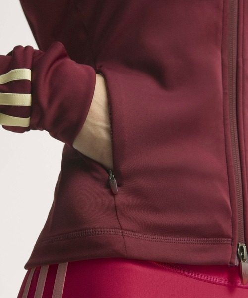 adidas(アディダス)の「adidas OG SPORT SUPERSTAR MIDLAYER SHIRT / アディダス オリジナルス スポーツ SST ミッドレイヤー シャツ(その他トップス・レディース・マルーン・S/M/L)」の8枚目の写真