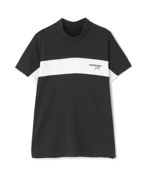 Jack Bunny!!(ジャックバニー)の「【Jack Bunny!!】PEメッシュ半袖モックネックカットソー(Tシャツ/カットソー・レディース・ベージュ/グレー/ホワイト・SMALL/MEDIUM/LARGE)」の7枚目の写真