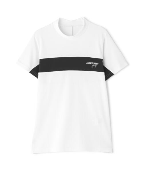 Jack Bunny!!(ジャックバニー)の「【Jack Bunny!!】PEメッシュ半袖モックネックカットソー(Tシャツ/カットソー・レディース・ベージュ/グレー/ホワイト・SMALL/MEDIUM/LARGE)」の12枚目の写真
