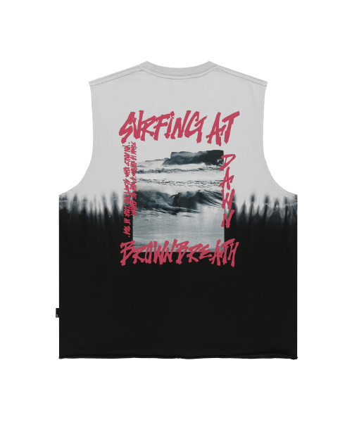 BROWNBREATH(ブラウンブレス)の「SURFING CUTTING SLEEVELESS - GREY(Tシャツ/カットソー・レディース・その他・X-LARGE/SMALL/MEDIUM/LARGE)」の1枚目の写真