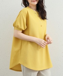 パフスリーブ」に該当するトップス（イエロー/黄色系）ファッション