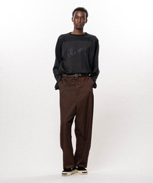 KAMIYA（カミヤ）の「Satin Patch Football L/S T-shirt（Tシャツ/カットソー）」
