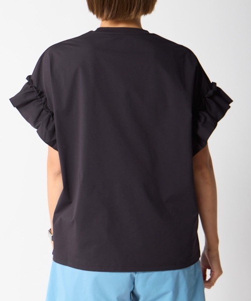 Kappa(カッパ)の「水陸両用フリル半袖Tシャツ(Tシャツ/カットソー・レディース・ブルー/ブラック/オフホワイト・LARGE/X-LARGE/MEDIUM)」の7枚目の写真