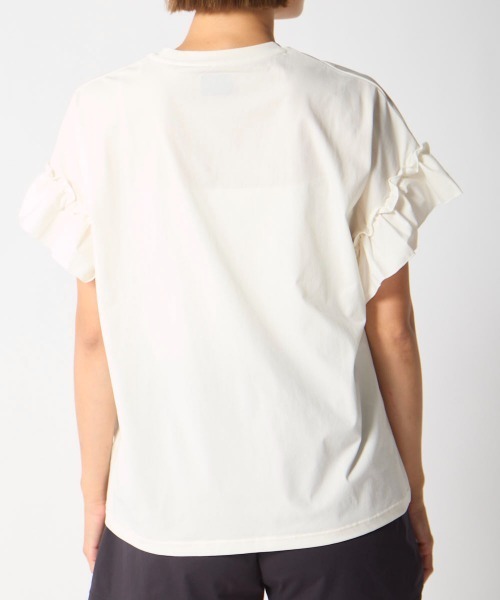 Kappa(カッパ)の「水陸両用フリル半袖Tシャツ(Tシャツ/カットソー・レディース・ブルー/ブラック/オフホワイト・LARGE/X-LARGE/MEDIUM)」の12枚目の写真