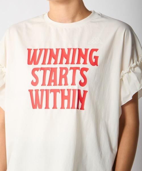 Kappa(カッパ)の「水陸両用フリル半袖Tシャツ(Tシャツ/カットソー・レディース・ブルー/ブラック/オフホワイト・LARGE/X-LARGE/MEDIUM)」の13枚目の写真