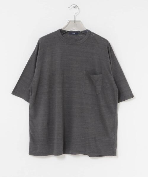 YLEVE(イレーヴ)の「『別注』YLEVE×URBAN RESEARCH LINEN POCKET T-SHIRTS(Tシャツ/カットソー・メンズ・チャコールグレー/オレンジ/アイボリー・5/4)」の20枚目の写真
