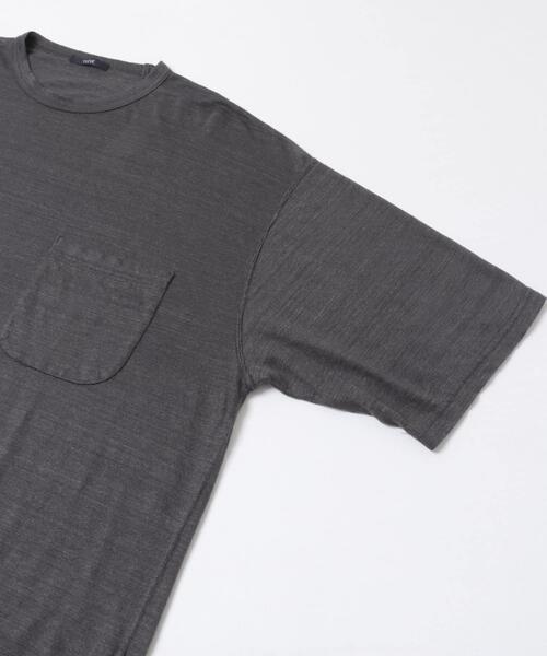 YLEVE(イレーヴ)の「『別注』YLEVE×URBAN RESEARCH LINEN POCKET T-SHIRTS(Tシャツ/カットソー・メンズ・チャコールグレー/オレンジ/アイボリー・5/4)」の21枚目の写真