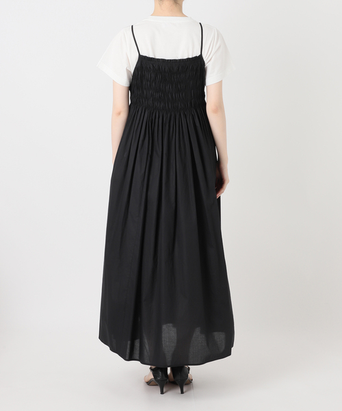 Spick & Span(スピックアンドスパン)の「ギャザーキャミワンピース(ワンピース・レディース・ブルー系その他/ブラック・36/38)」の15枚目の写真