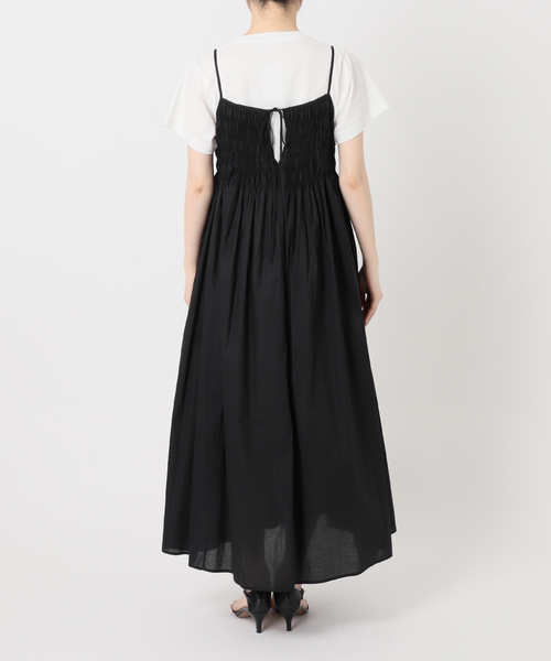 Spick & Span(スピックアンドスパン)の「ギャザーキャミワンピース(ワンピース・レディース・ブルー系その他/ブラック・36/38)」の21枚目の写真